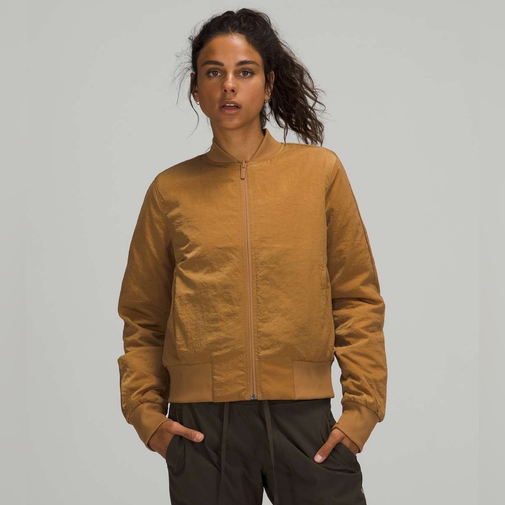 Lululemon Non-Stop Bomber *Reversible Bold Beige